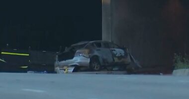 NTSB investigating after 4 killed in fiery Long Beach car crash