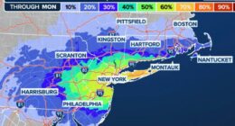 NYC braces for up to 3 inches of snow overnight Sunday