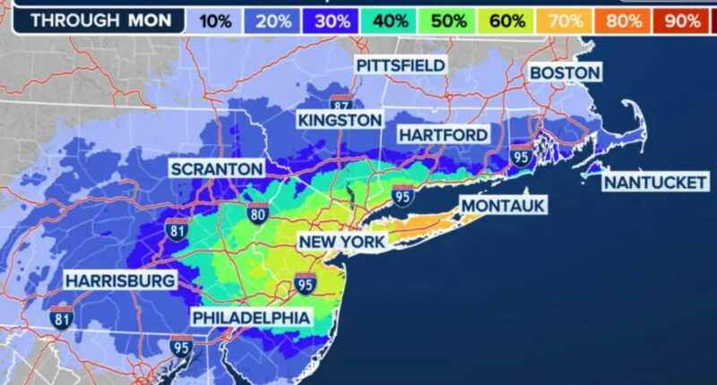 NYC braces for up to 3 inches of snow overnight Sunday