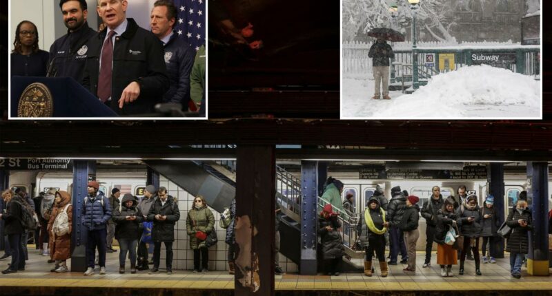 NYC commuters battle travel nightmares on subways, trains after record-breaking blizzard