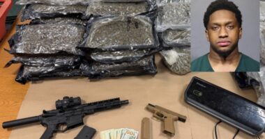 Nearly 70 pounds of marijuana seized in Jacksonville bust, police say