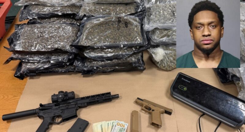 Nearly 70 pounds of marijuana seized in Jacksonville bust, police say