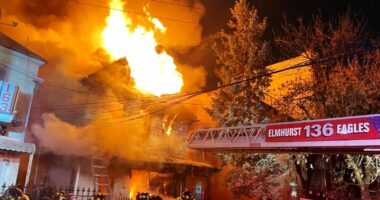 Newborn baby girl is found dead in rubble of apartment after fire