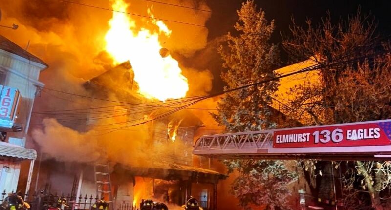 Newborn baby girl is found dead in rubble of apartment after fire