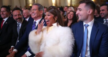 Nicki Minaj shakes Trump's hand after saying she's his No.1 fan