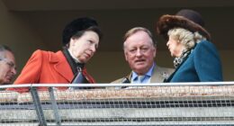 No royal rivalry here! Queen Camilla and Princess Anne were once in competition for Andrew Parker-Bowles - now aged 86 he's still 'joined at the hip' with his ex-wife AND a loyal friend to her sister-in-law