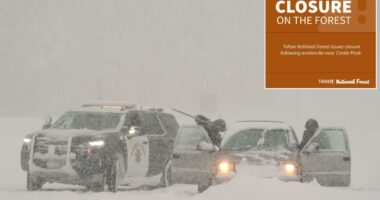 Officials working to recover bodies from deadly Lake Tahoe avalanche close all forest land and trails for next three weeks