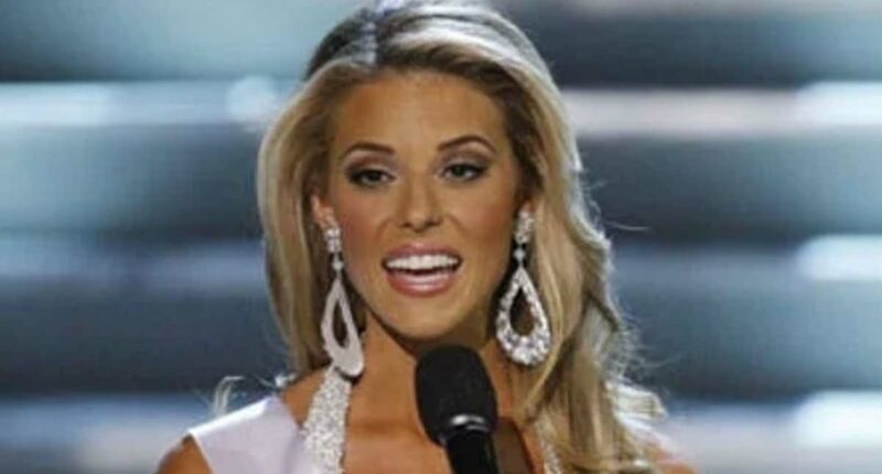 Opinionated beauty queen is ousted by furious MAGA bigwigs after she tried to 'hijack' panel on religious freedom