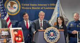 Over 700 arrested amid major gang and drug crackdown in Louisiana