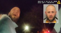 'Over her not going out with him': Man threatened his ex-girlfriend and broke into her home, then 'froze' as officers caught him 'climbing out of the bedroom window,' police say