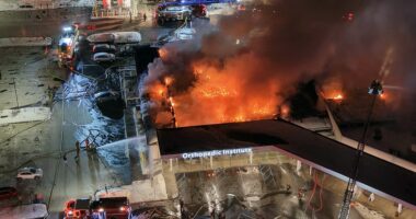 Pennsylvania hospital blaze forces patients to be evacuated