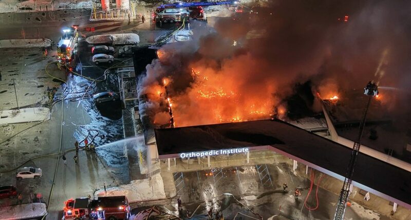 Pennsylvania hospital blaze forces patients to be evacuated