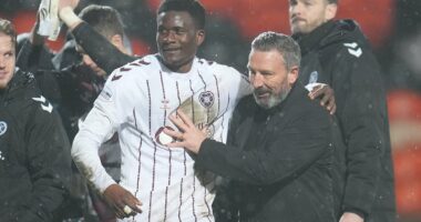 Pierre Landry Kabore to the fore for Hearts... and the Tynecastle side have plenty other gems waiting to sparkle as the title race builds to a crescendo