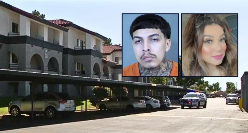 'Please leave!': Ex-boyfriend shot mother of his child dead as she begged him to go away after he climbed onto apartment balcony wearing mask