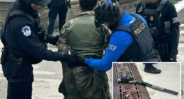 Police arrest Georgia man, 18, who charged US Capitol building wearing tactical vest, holding loaded shotgun