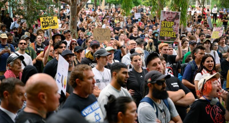 Police chief slams 'offensive, unacceptable' protest chants