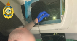 Police uncover 28 kilograms of cocaine hidden behind TV on luxury bus