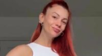 Pregnant Dianne Buswell hits back at trolls saying bump 'always out'