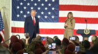 President Donald Trump, first lady Melania Trump honor Special Forces at Fort Bragg Friday for capture of Nicolás Maduro