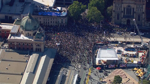 Herzog protest Melbourne