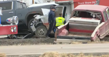 Pueblo County, Colorado pile-up crash, today: At least 4 killed on I-25 involving more than 30 vehicles in poor conditions Tuesday