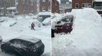 Queens man buries neighbor's car in a mound of snow in act of 'blizzard rage'
