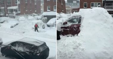 Queens man buries neighbor's car in a mound of snow in act of 'blizzard rage'