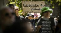 Globalise the Intifada is a slogan that has been seen at pro-Palestine rallies or at protests against Israel in Australia and around the world.