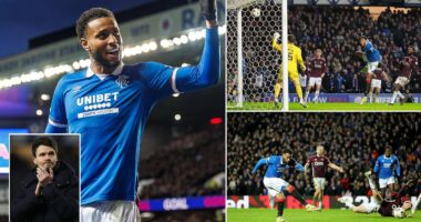 RANGERS 4 HEARTS 2: Danny Rohl's men move to within TWO points of Hearts at the top of the table after a rollercoaster contest at Ibrox