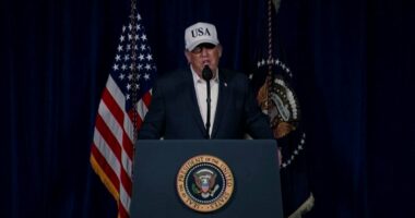 Read Trump's speech declaring war on Iran in full