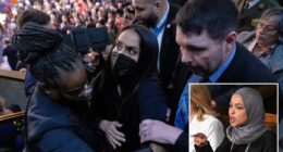 Rep. Ilhan Omar claims State of the Union guest Aliya Rahman was 'forcibly removed' and arrested for standing