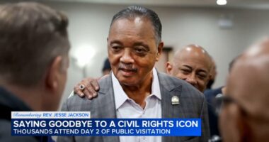 Rev. Jesse Jackson: Thousands continue to pay respects to civil rights icon on 2nd day of visitation at Rainbow PUSH HQ in Chicago