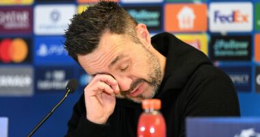 Roberto De Zerbi LEAVES Marseille: Man United target departs Ligue 1 side 'devastated at the attitude of his players' - and puts Premier League clubs on alert