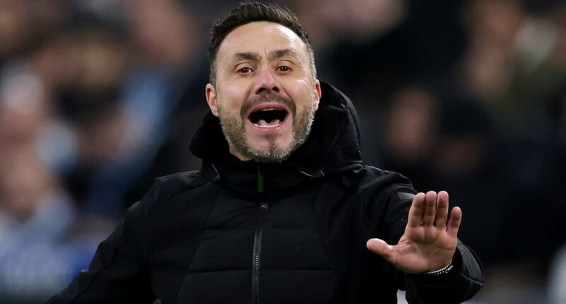 Roberto De Zerbi 'set to LEAVE Marseille this week': Man United target 'decides he can't continue after talks with players and club chiefs' - putting Premier League clubs on alert