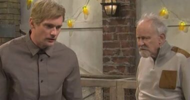 SNL host Alexander Skarsgard teams up with Oscar-nominated Stellan