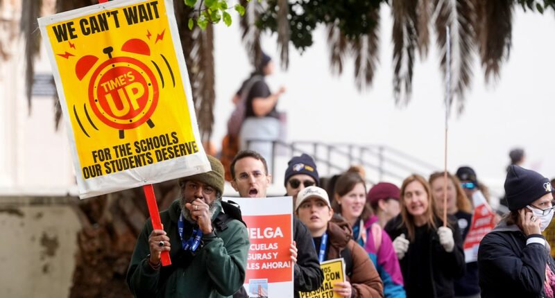 San Francisco teachers union strike leaves 50,000 children out of school