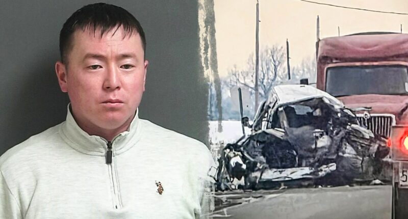 Semi-truck driver held on ICE detainer after 4 killed in head-on crash