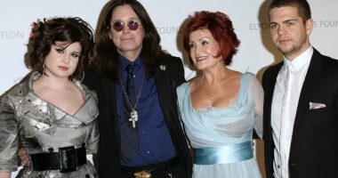 Sharon, Kelly and Jack Osbourne in tears over Ozzy tribute at Grammys