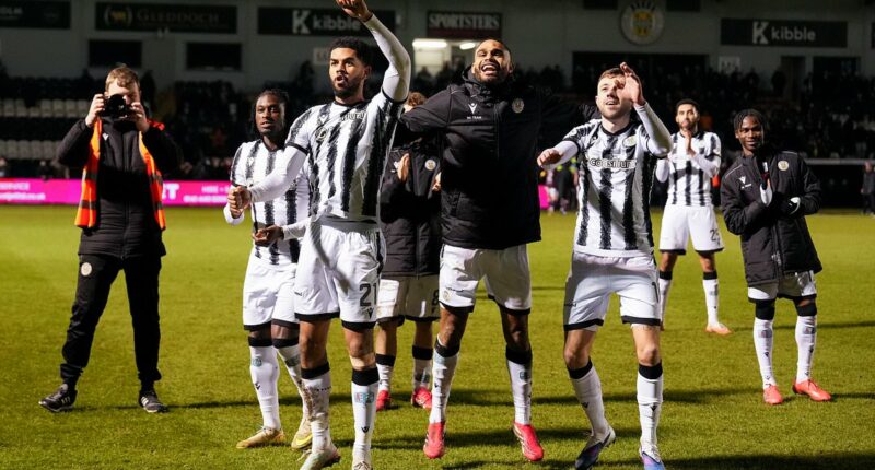 St Mirren 1 Hearts 0: Saints, Sinners... and the Old Firm are the winners as a red card finally costs McInnes' men in title race