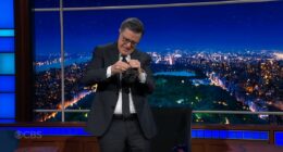 Stephen Colbert continues squabble with CBS over equal time rule