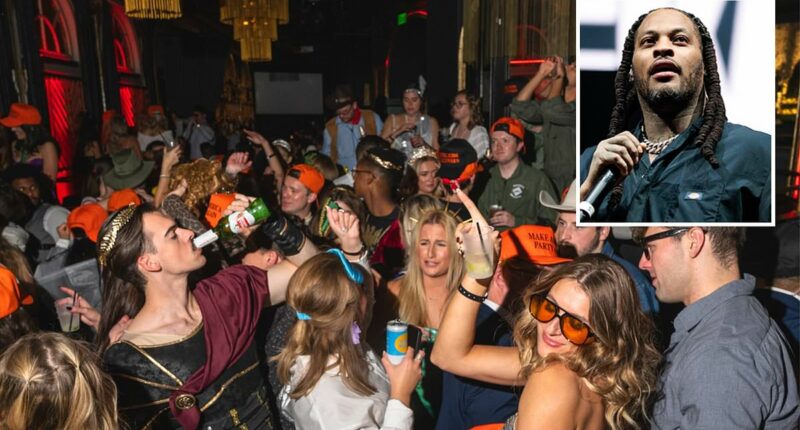 Struggling Trump singles stage high-voltage hip-hop bash after being swiped LEFT by woke Washington