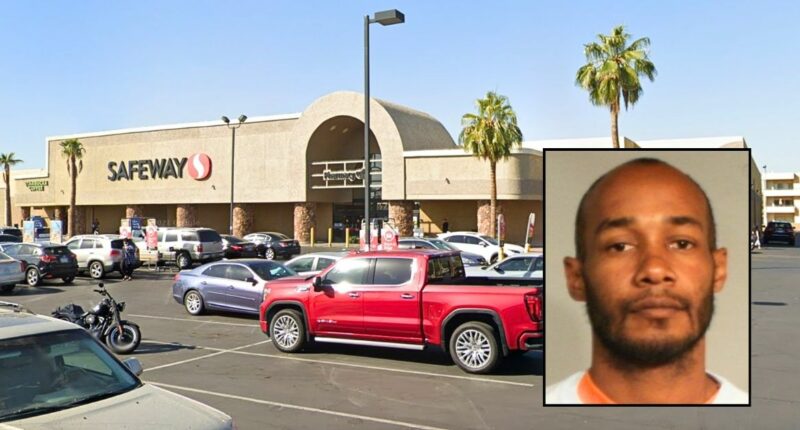 Supermarket shopper used paring knife he just bought to stab a stranger to death after they 'exchanged words' outside as they 'passed each other'