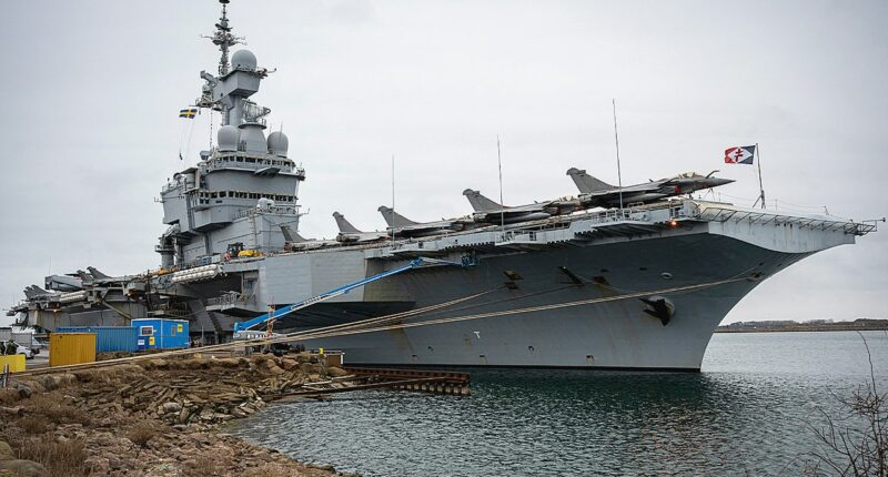 Sweden jams suspected Russian drone near French carrier as NATO war fears rise