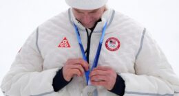 Team USA’s Ryan Cochran-Siegle takes the silver in Olympic super-G