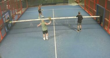 Terrifying moment Aussie dad cheats death as 3m wall of glass EXPLODES