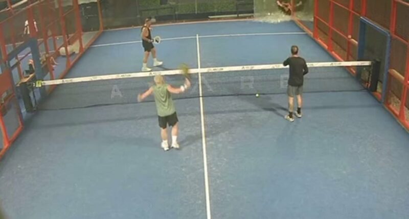 Terrifying moment Aussie dad cheats death as 3m wall of glass EXPLODES