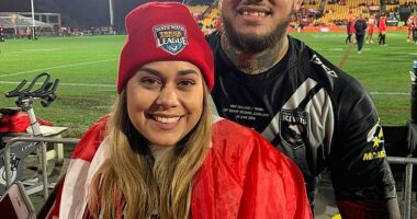 The Sharks player (pictured in 2019 after representing New Zealand) would provide the Blues with another world class forward