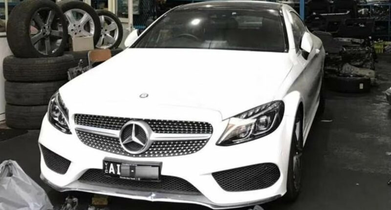 This car was stolen from Melbourne and found in an unexpected place