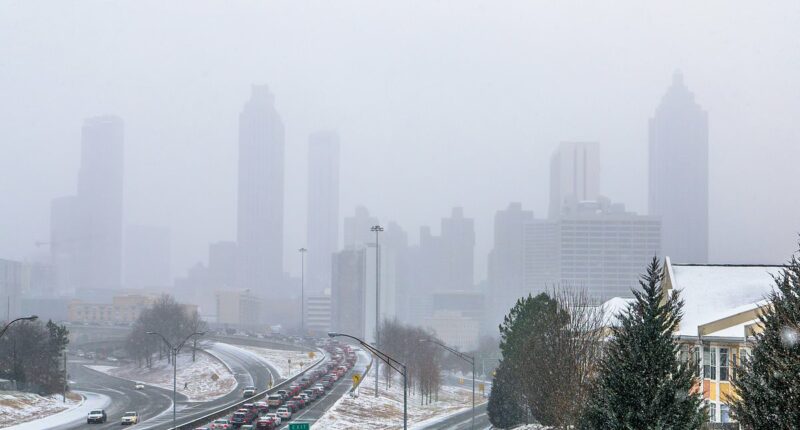 Thousands in two states told to stay indoors as air fills with toxins