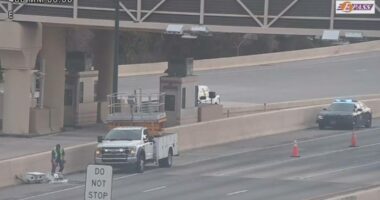 Toll camera falls onto SR-408 in Orange County after dump truck crash, troopers say